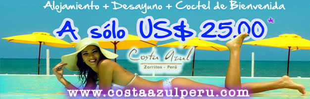 Promociones en Mancora y Playas cercanas