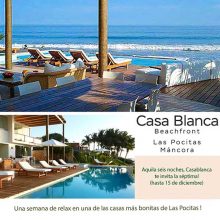 Casa Blanca Beach Front con descuentos hasta 15 diciembre 2025