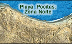 Playa Las Pocitas, Norte