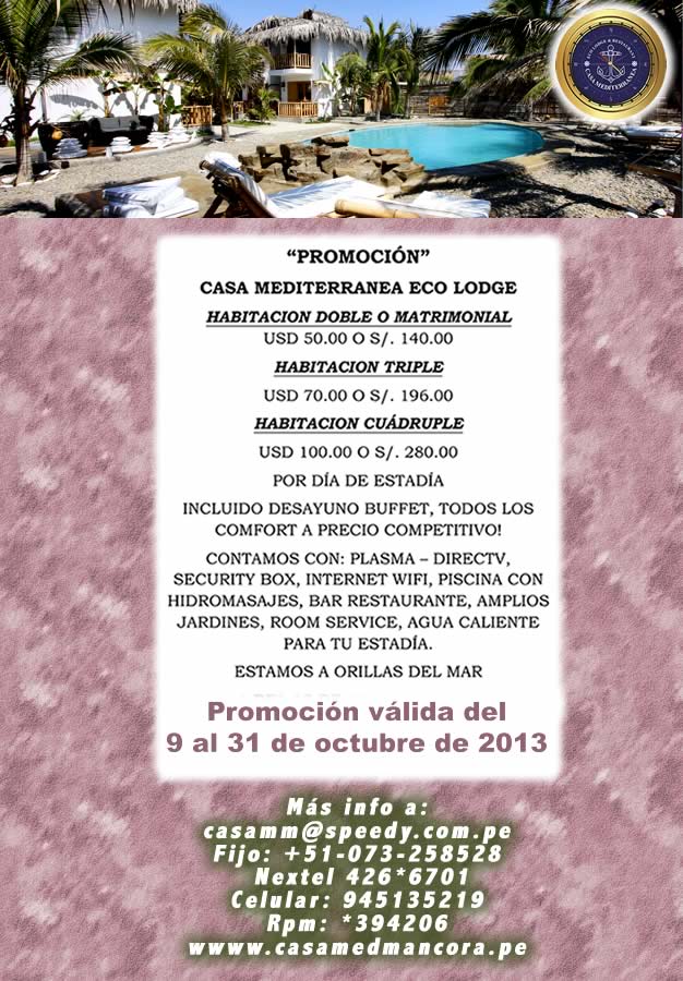 Promoci&oacute;n del Mes