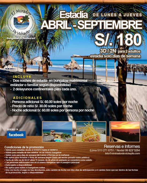 Promoci&oacute;n del Mes