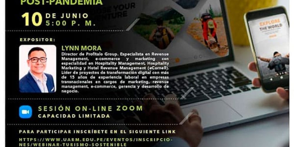 Conversatorio «NUEVAS ESTRATEGIAS DE MARKETING & E-COMMERCE TURÍSTICO POST PANDEMIA»