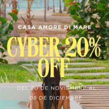 20% de descuento Cyber Days en Casa Amore Di Mare