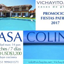 Casa Colin and Casa Blue with Special Discount for July, 28th Festivities
