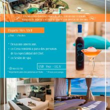 Paquete Abril 2018 de DCO Suites, Lounge & Spa