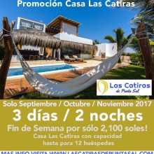 Special Price 2017 at Las Catiras Beach House at Punta Sal
