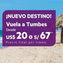 Sky Airline ahora con vuelos Lima – Tumbes