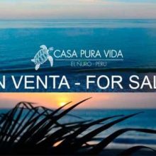 “Pura vida” beach house for sale at El Ñuro