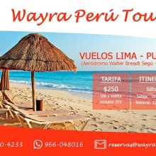 Vuelo Lima – Punta Sal, a sólo 3 kms de Máncora: Wayra Perú anuncia precios y horarios